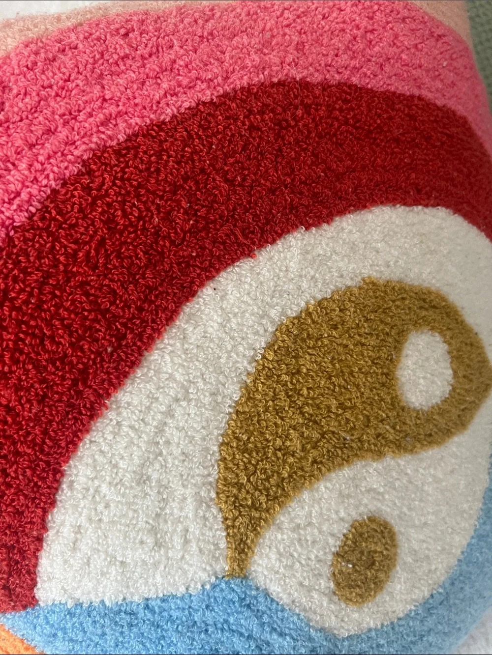 Urban Outfitters Multicolor Yin Yang Throw Pillow